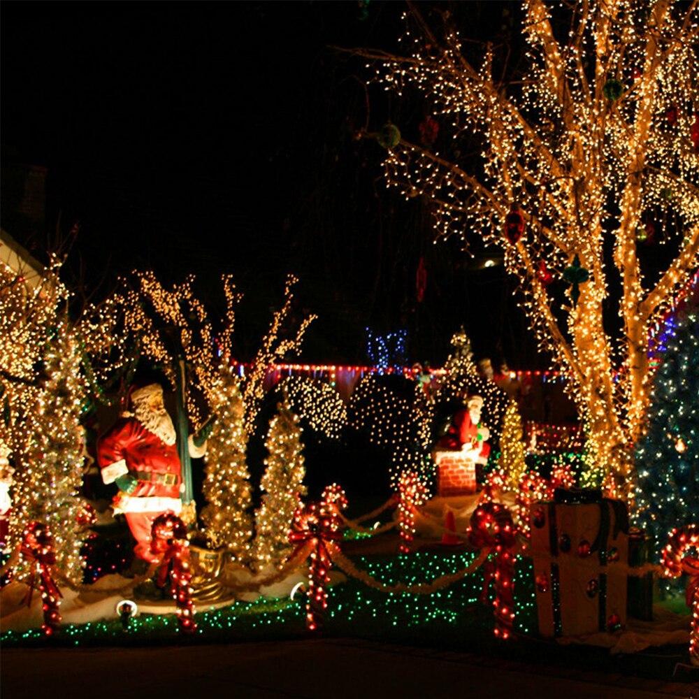 20 м уличный солнечный гирляндный светильник Jardin для 8 режимов, солнечная светодиодная лампа, водонепроницаемое украшение для сада, свадьба, рождественская елка, дом