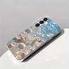 С летней свежей поверхностью воды для Samsung Galaxy S26 S25 S24 S23 S22 FE Ultra Plus Противоударная задняя крышка