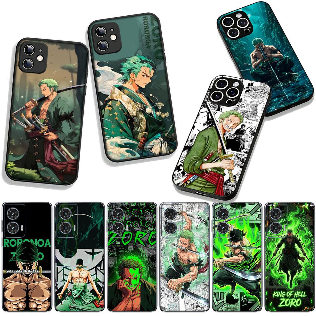 One Piece Roronoa Zoro Comics Case for Motorola Moto Edge 70 60 Fusion 40 NEO Pro G Stylus G56 G96 G71 G73 G52 G41 G42 G50 G51