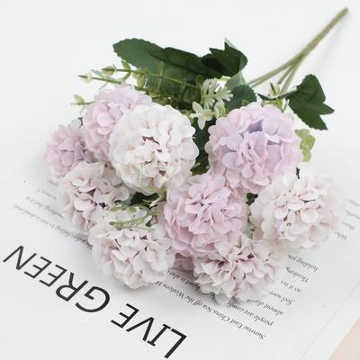 Стойкие к выцветанию искусственные гортензии Реалистичные искусственные растения для украшения дома, свадьбы, вечеринки