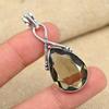 Smokey Topaz Solid 925 Sterling Silver Handmade Jewelry Pendant Thanksgiving Gift