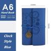 Retro Style Creative Hand Book A6 Spiral Ring Binder Leather Notepad Small Notebook