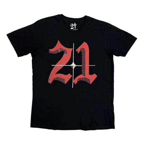 21 Savage Unisex Adult Death Before Dishonor Daggers T-Shirt