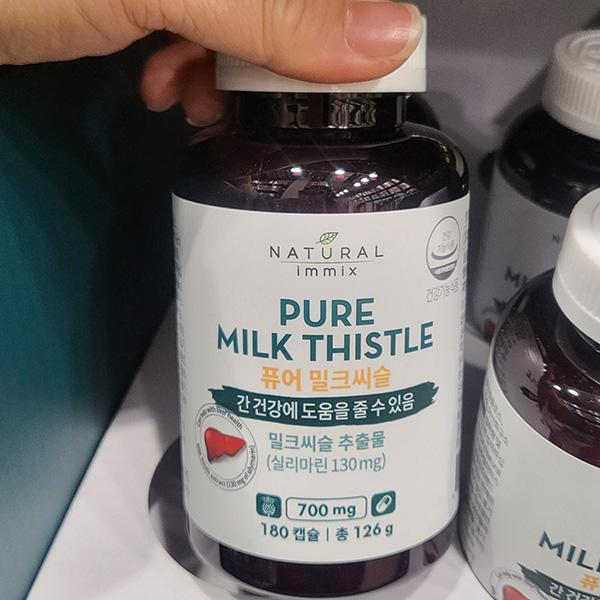 Natural Imix Pure Milk Thistle 700mg x 180 Capsules