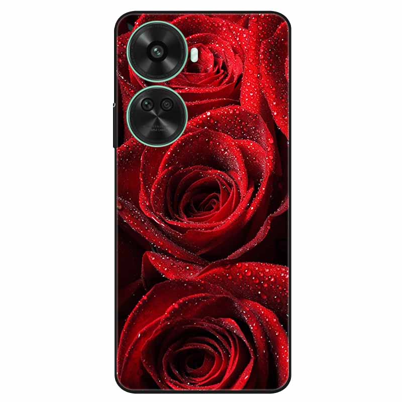 For Huawei Nova 12 SE Case Soft TPU Flowers Beautiful Pattern Phone Cases for Nova12SE Nova 12SE Protect Covers Silicone Capas