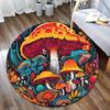 Round Colorful Mushroom Floor Mats Rug For Bedroom Carpet For Live Room Sofa Carpet Study Room Floor Mats Home Decoration
