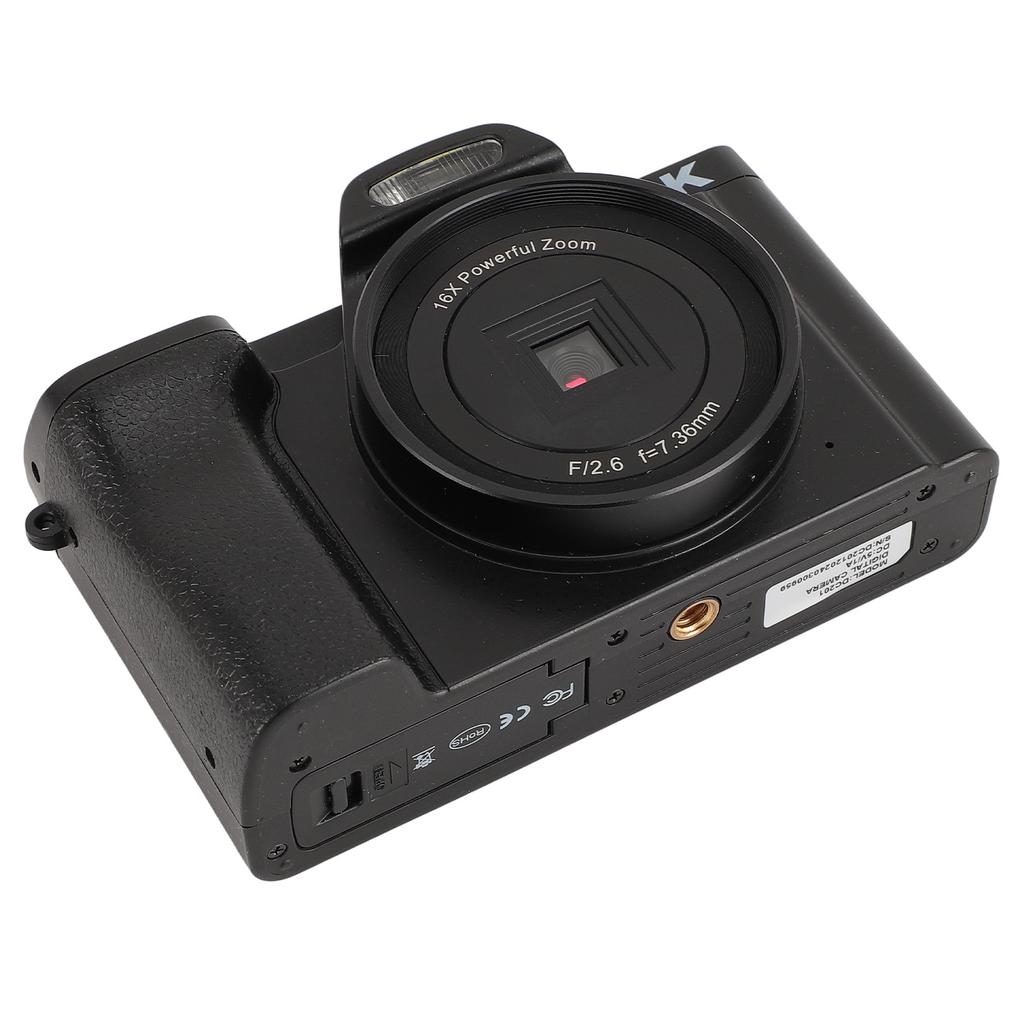 Цифровая камера 4K для фотографии 48 МП Видеокамера с 3,5-дюймовым IPS-дисплеем 16-кратный цифровой зум