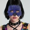 Реалистичная Маска-Маскарад Полулицо из Перьев Ручной Работы Маска для Костюмированной Вечеринки Портретное Выступление