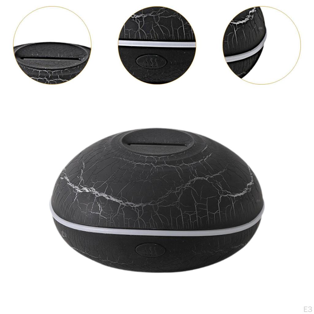 Эфирное масло диффузор 7 цветовых настроек света портативный автоматический выключатель пламени увлажнитель воздуха для офиса