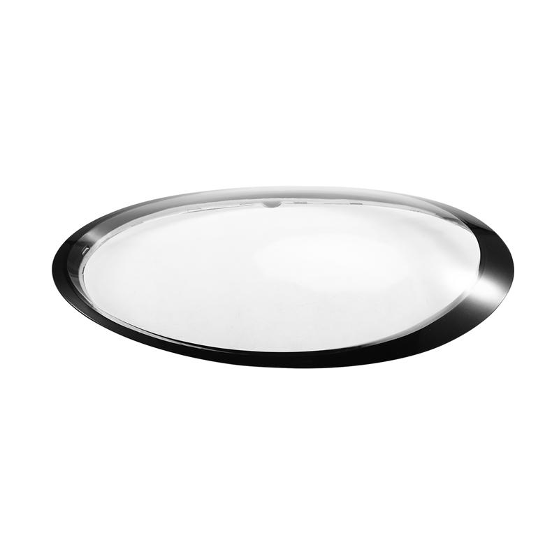 L10A Black Edge Headlamp Cover Transparent Shade Lamp Headlight Glass Shell Lens For Porsche 911 991 Targa/Carrera 12-18