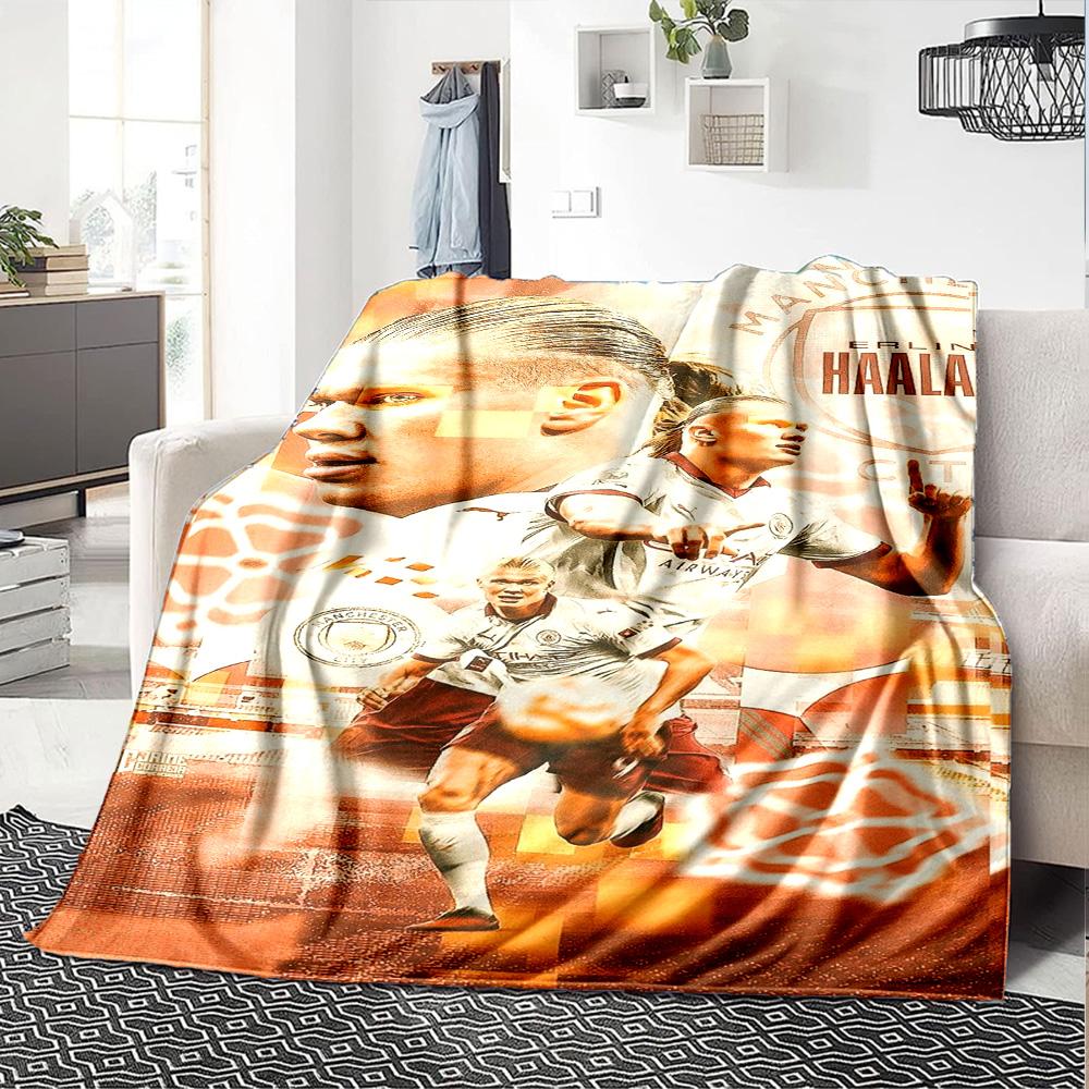 Haaland Blanket Soft Warm Cozy Suitable for Bed Office Seaside Four Seasons Multipurpose Digital Print Ideal Gift For Birthday Valentine'S Day