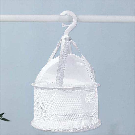 Прочная, большая вместимость, противоветрозащитная, прочная, ветрозащитная, балконная, подвесная сетка для сушки нижнего белья, корзина, сушилка для бытовых принадлежностей