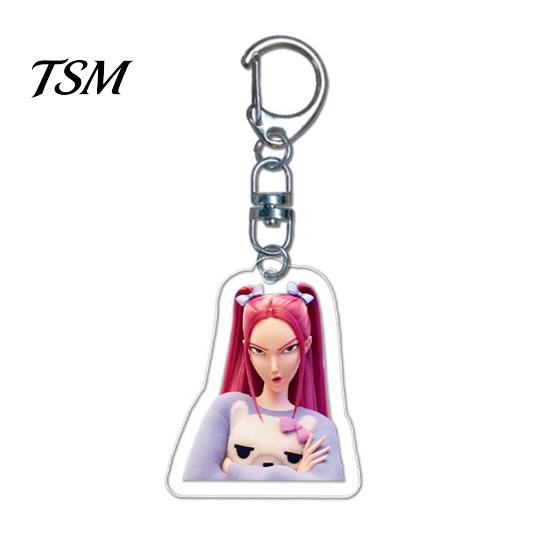 Character Keychain Witch Hunter Acrylic Anime Pendant Holder Exquisite Vivid Expression Bag Accessory