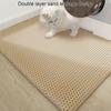 Extra Large Cat Litter Mat Double Layer Cat Litter Trapping Mat Non-Slip Waterproof Litter Box Mat Scatter Control Pad