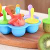 Ice Cream Ice Pops Silicone Mold DIY Food Supplement Tools Portable Food Grade Popsicle Mould Ball Maker Baby Fruit Shake Accessories