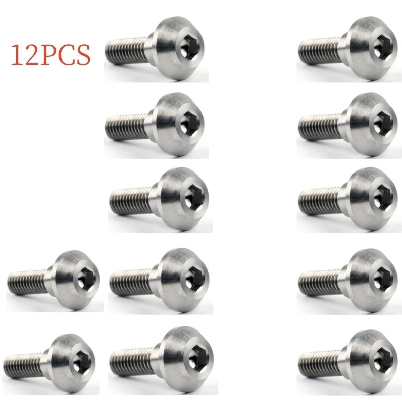 1 шт. 6 шт. 12 шт. M6 x 20 мм Ti дисковые тормозные роторные болты для Suzuki GSXR для Yamaha R1 R6R1 R6 YZF тормозные дисковые винты детали мотоцикла