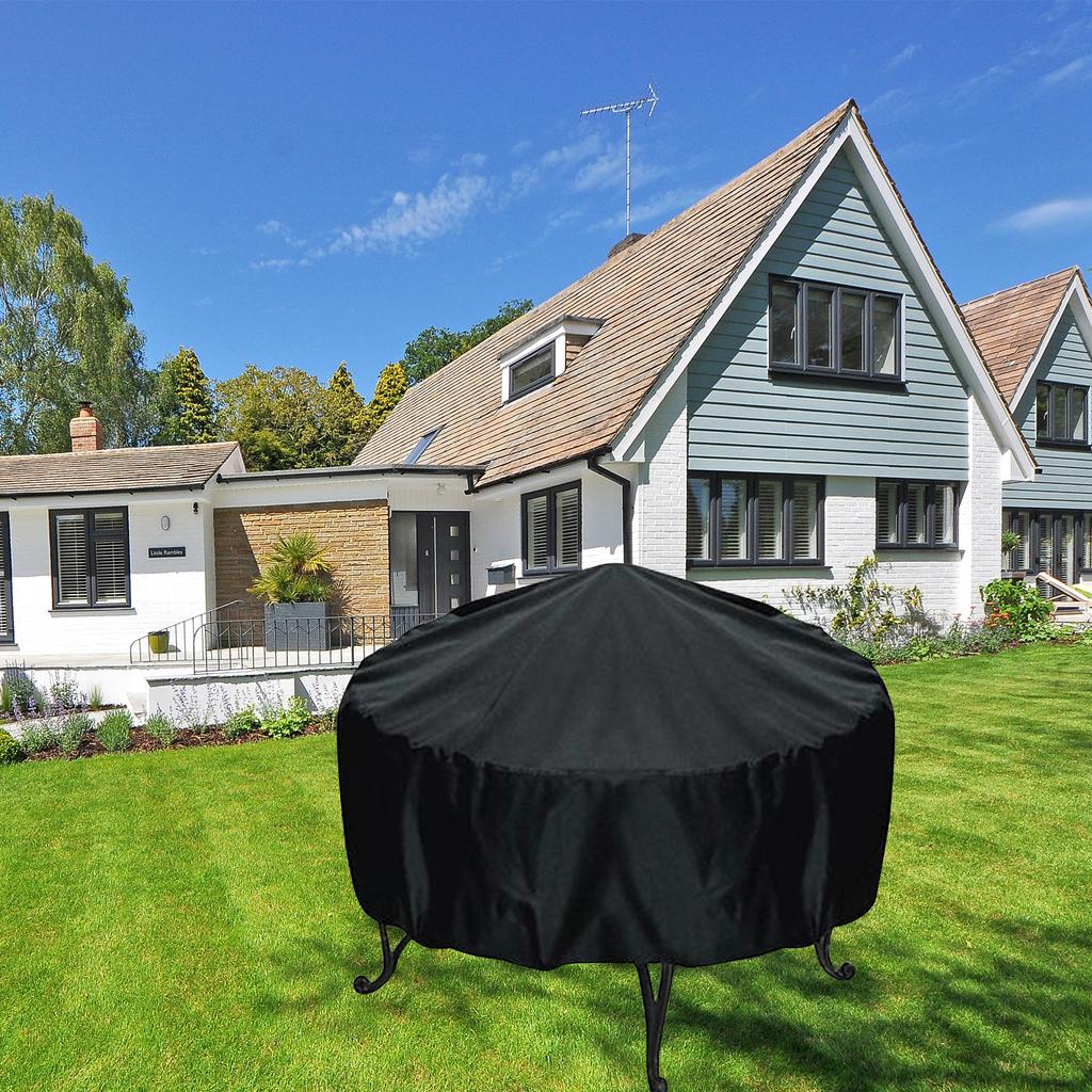 44 Inch BBQ Grill Cover with Drawstring Waterproof Dustproof Barbecue Oven Protection Cover for