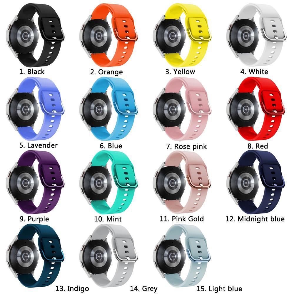 Ремешок 22 мм/20 мм для часов Samsung Galaxy Watch 5, 3, 4, 40 мм, 44 мм, 46 мм, 45 мм, 42 мм gear S3/S4/S2 Frontier Sport Active 2 для часов Huawei, браслет с пряжкой