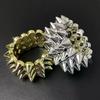 Three-row Punk Style Bracelets Y2K Jewelry Goth Rock Bangle Cool Rivet Cone Bracelets  Hip-hop