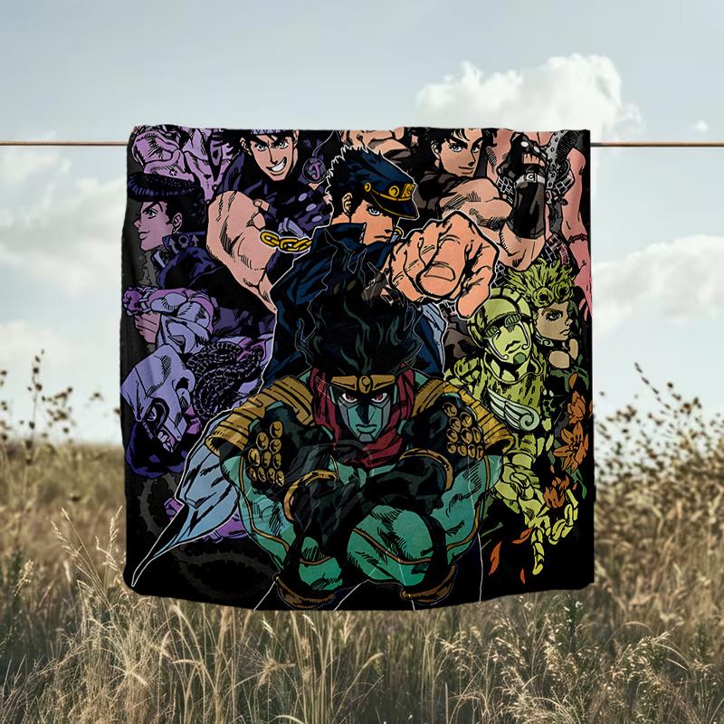 1PC Jojo Blanket Flannel Throw for Sofa, Indoor, Camping, Living Room, Office, Chair, And Bed Soft Birthday Christmas Gift