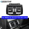 LHD RHD Car Black Rear Air Conditioning AC Vent Grille Outlet Panel Cover Replacement For BMW X3 X4 F25 F26