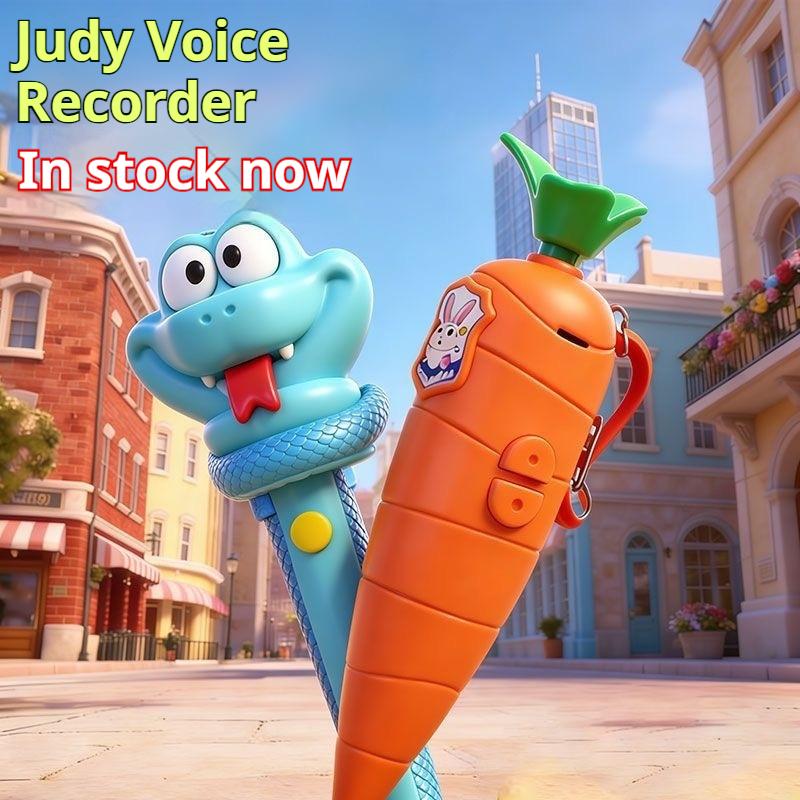 Judy Carrot Voice Recorder Pen Gary Zootopia Cute Cartoon 2 In 1 Portable Ballpoint Pen Recording Toy For Kids Play School Use