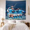 Manchester City Custom Your Name Wall Decor Tapestry Art For Pet Memorial Birthdaywedding Party Backdrop Family Gift