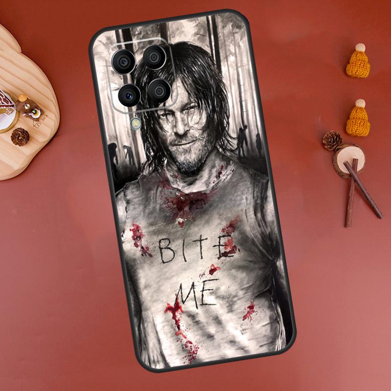 Daryl Dixon Wings Zombie Case For Samsung Galaxy M12 M32 M52 M30s M20 M21 M31 M51 M13 M23 M33 M53 M14 M34 M54 Cover