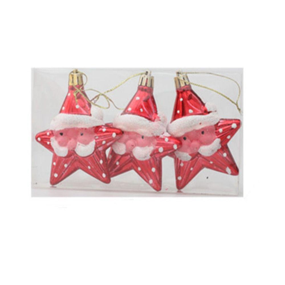 Red Candy Pendant Electroplated Xmas Tree Hanging Pendants Christmas Lollipop New Year