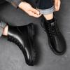Martin Boots New Autumn and Winter High-top Casual Leather Shoes Versatile Handsome Trendy Men's Shoes