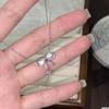 Сладкий Бантик Звездное Небо Роскошное Тонкое Ожерелье на Ключицу Для Женщин