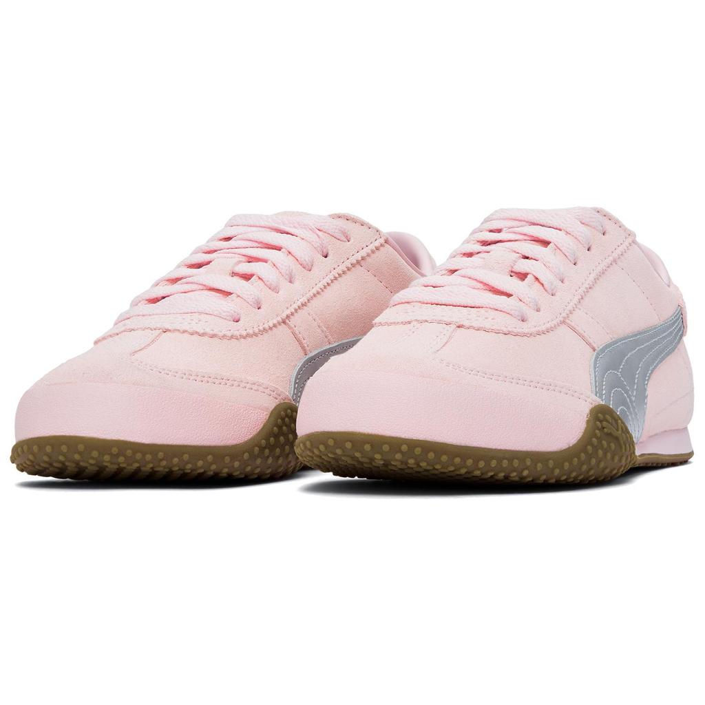 Puma Bella Ut Замшевые Модные Универсальные Тренировочные Низкие Кроссовки Унисекс Розовые 402980-01