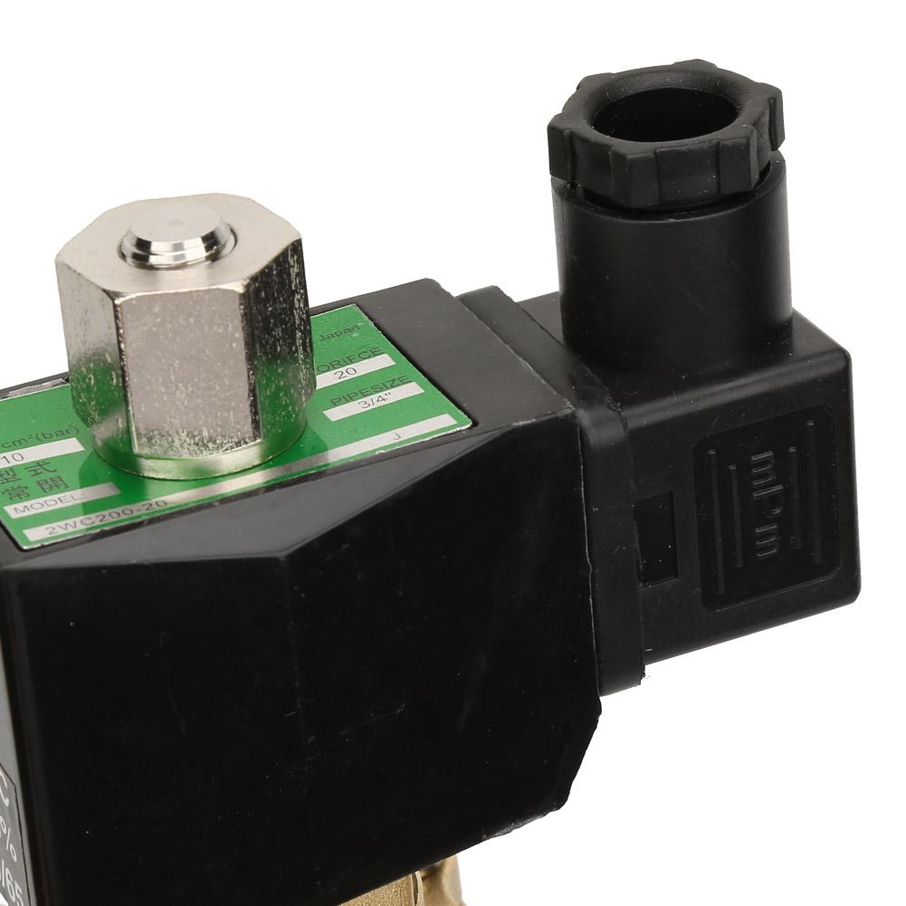 Контроллер жидкости G3 4 Электромагнитный клапан DN20 НЗ Латунный электромагнитный клапан(24 В постоянного тока)