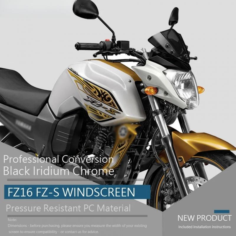 Для Yamaha FZ16 Fi V2.0 FZ 16 FZ-S FZS S 150 2014 2015 2016 2017 2018 Мотоцикла Черный Ветровое Стекло Ветровик Экран