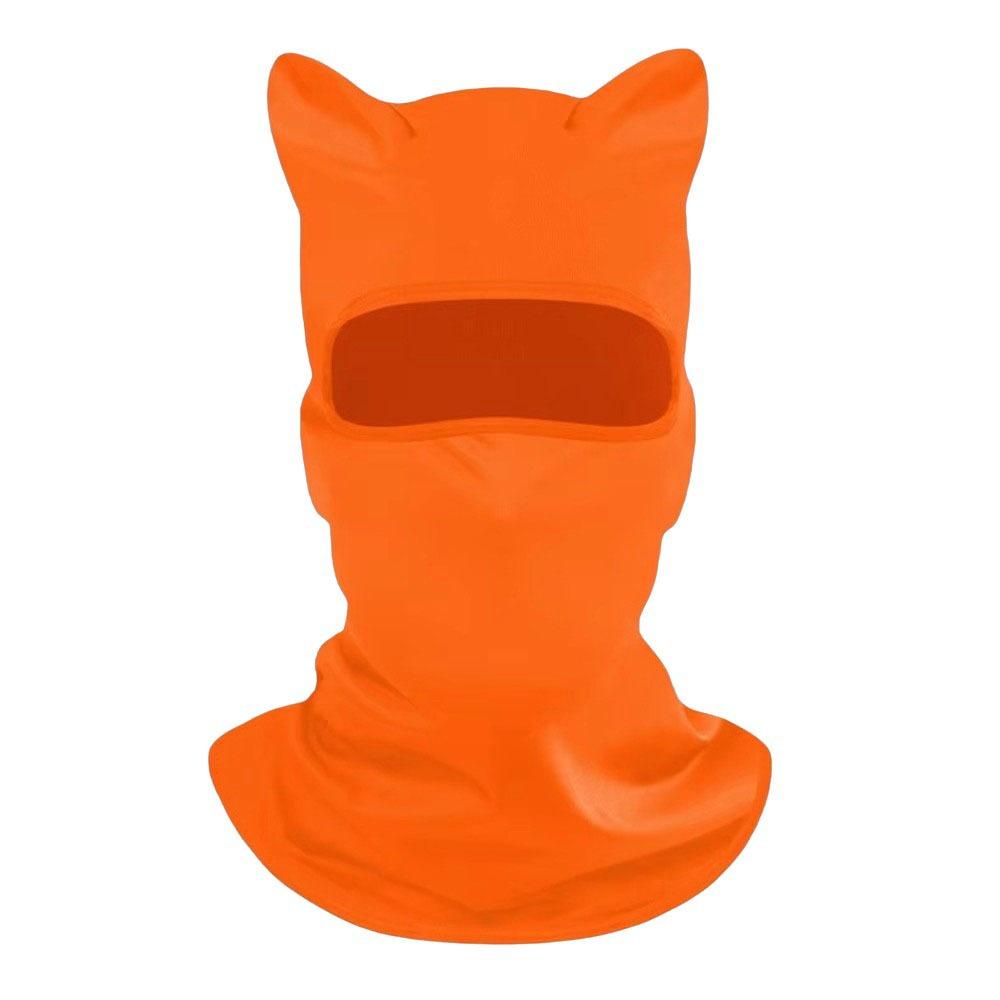 Sun Protector Cat Ear Face Mask Soft Neck Gaiter Fashion Sunscreen Masque Summer