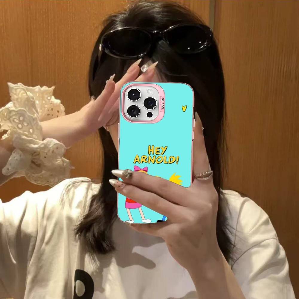 Мультяшный Крутой Чехол для Телефона Хей Арнольд Для IPhone 17 16 15 14 13 12 11 Pro MAX Матовый Ударопрочный Задний Противоударный Матовый Чехол