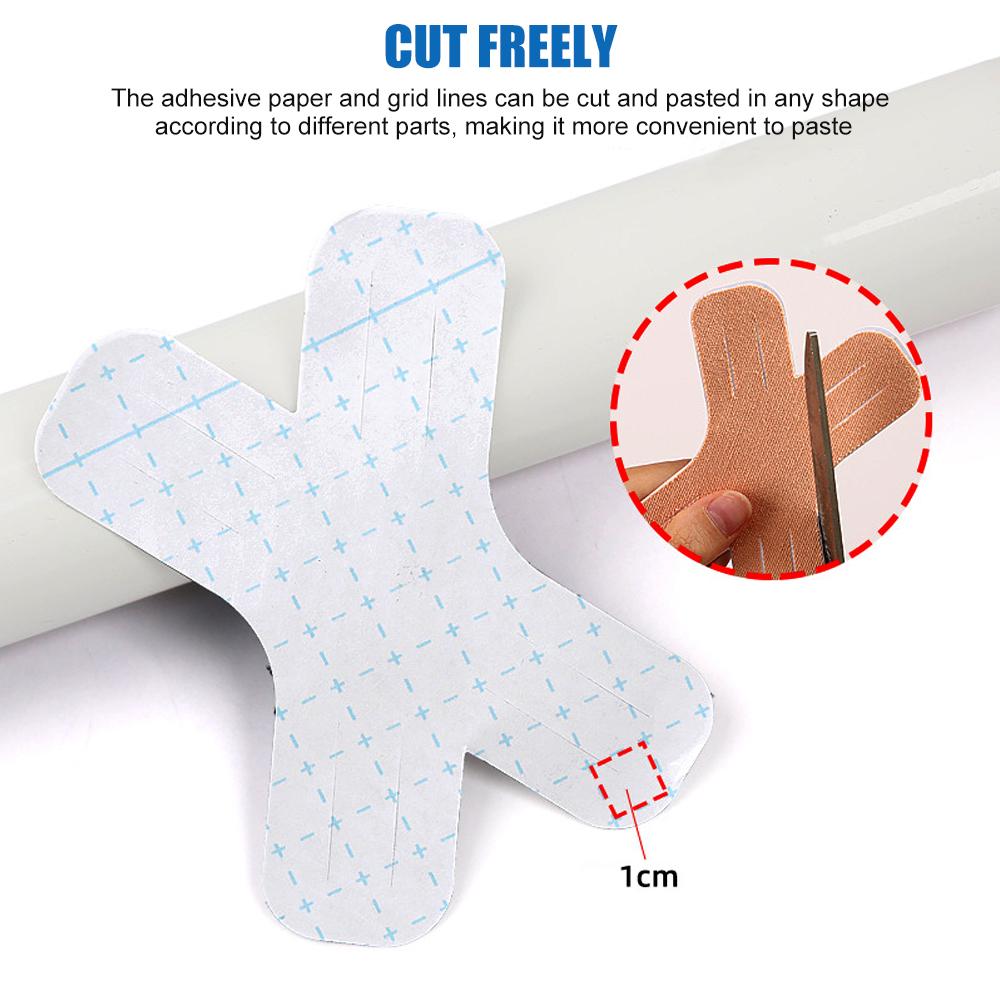 8/12 шт кинезиологическая лента для поддержки мышц эластичная спортивная лента для восстановления клейкая X-типа для коленей и плеч