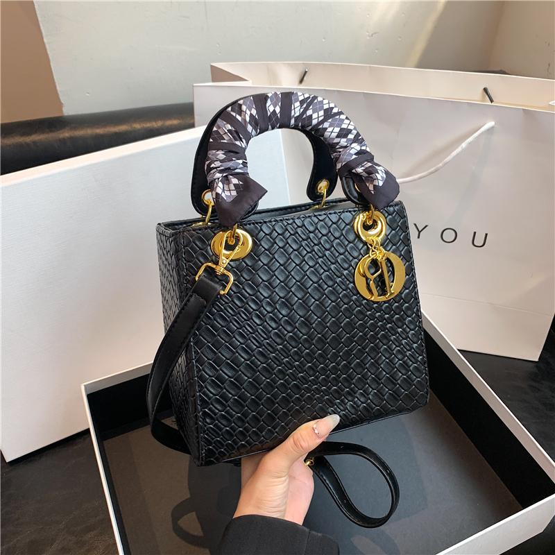 Женская брендовая роскошная сумка-тоут, модная классическая стеганая сумка с квадратной ручкой высокого качества, женские сумки через плечо