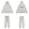 Mens Oversized Hooded Sweatshirt With Flocked Letter Print Streetwear Cotton Pullover Winter Casual Top