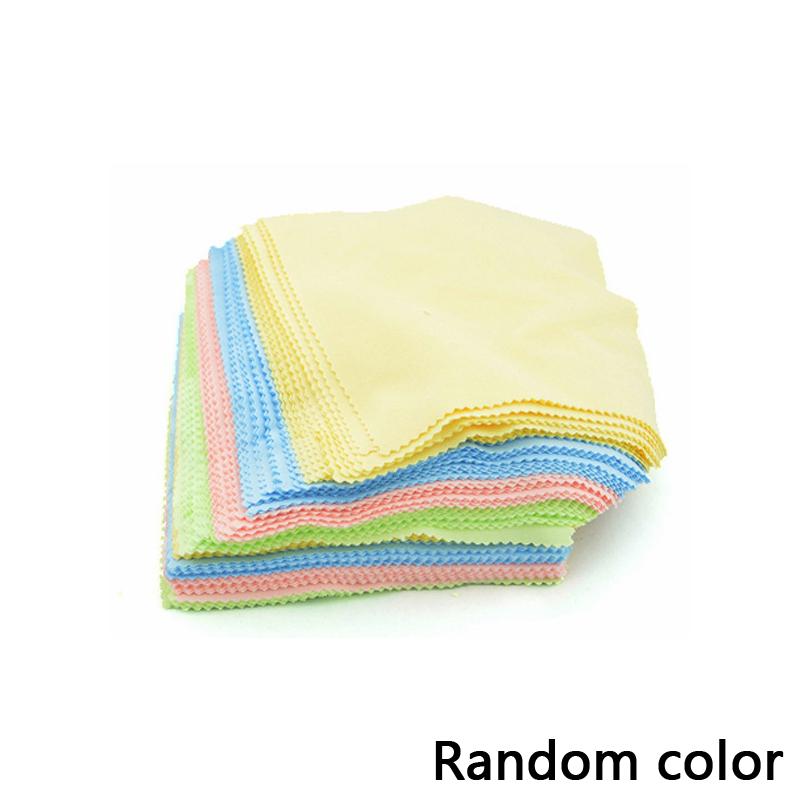 Glasses Random Color Sunglasses Oversized Wiping Cloth Mirrored Promotional Flat Cotton 13cm*13cm Metal Lens High Quality
