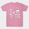 T Shirt Women I Love French Bulldog Harajuku Print Kawaii Tshirt Summer Short Sleeve Female T-Shirt Top Tee