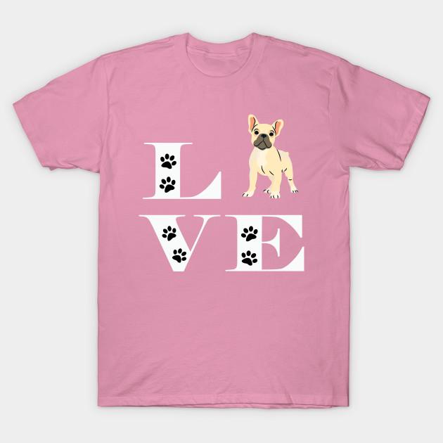 T Shirt Women I Love French Bulldog Harajuku Print Kawaii Tshirt Summer Short Sleeve Female T-Shirt Top Tee