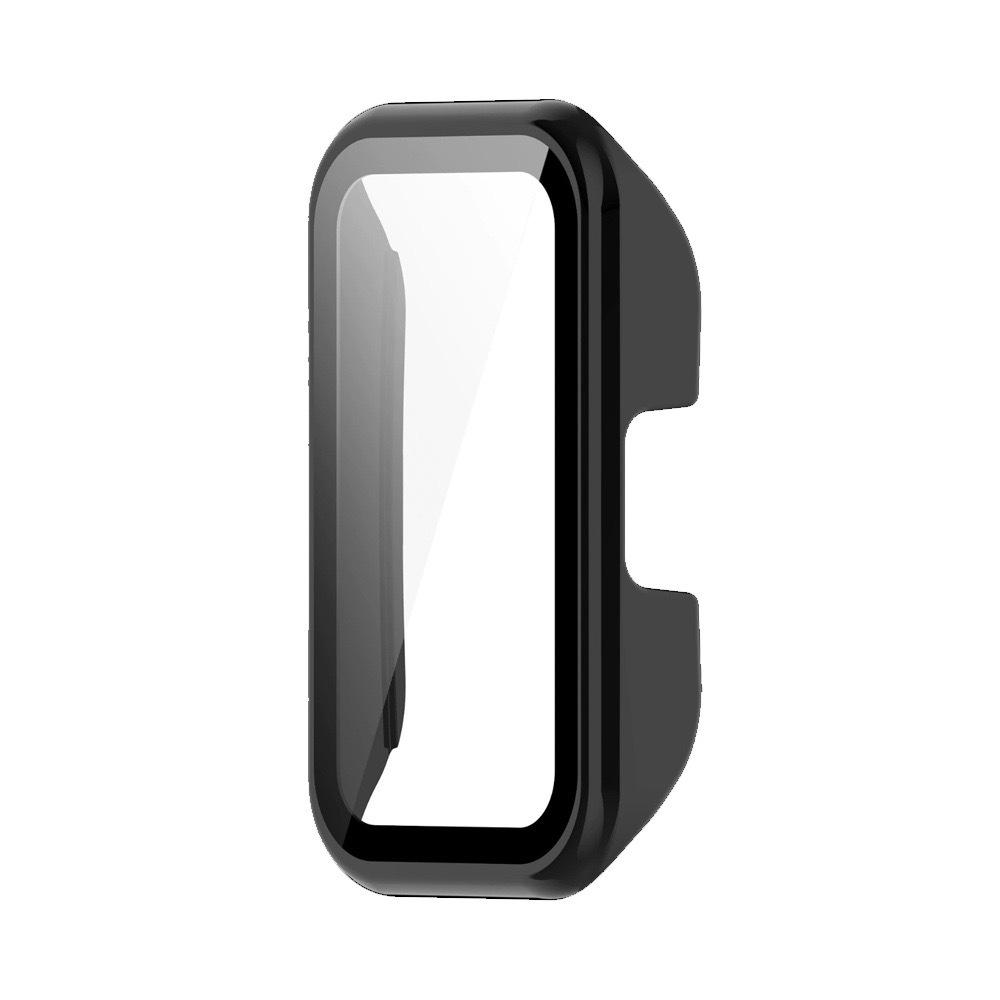 Защитный чехол и защитная пленка для экрана Huawei Band 8/910: Прозрачный жесткий чехол из ПК с закаленной пленкой