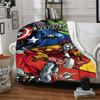 Custom Name Avengers: Infinity War flannel Blanket for Super Soft Cute Comfort Blanket for Travel Bedding Couch Sofa Blanket