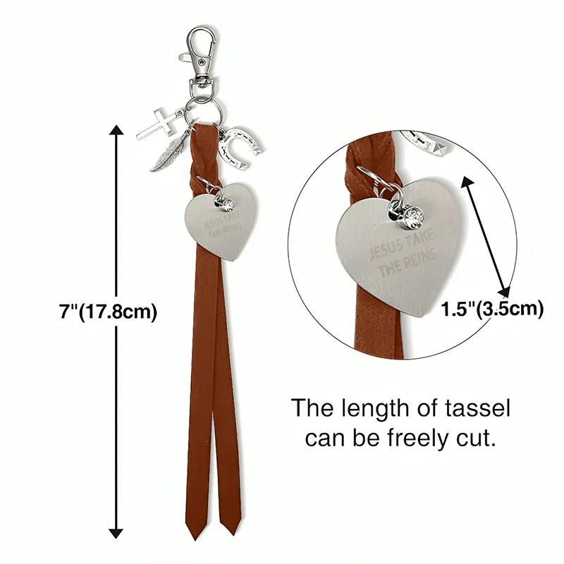 Protect This Rider And The Horse She Rode In On-Saddle Charm Fashionable Keychain Saddle Heart Charm Equestrian Riding Gift