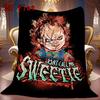 Asian horror movie 2D Flat Pattern Flannel Blanket High quality All Seasons Warmth and Comfort Perfect for Christmas Gifts.