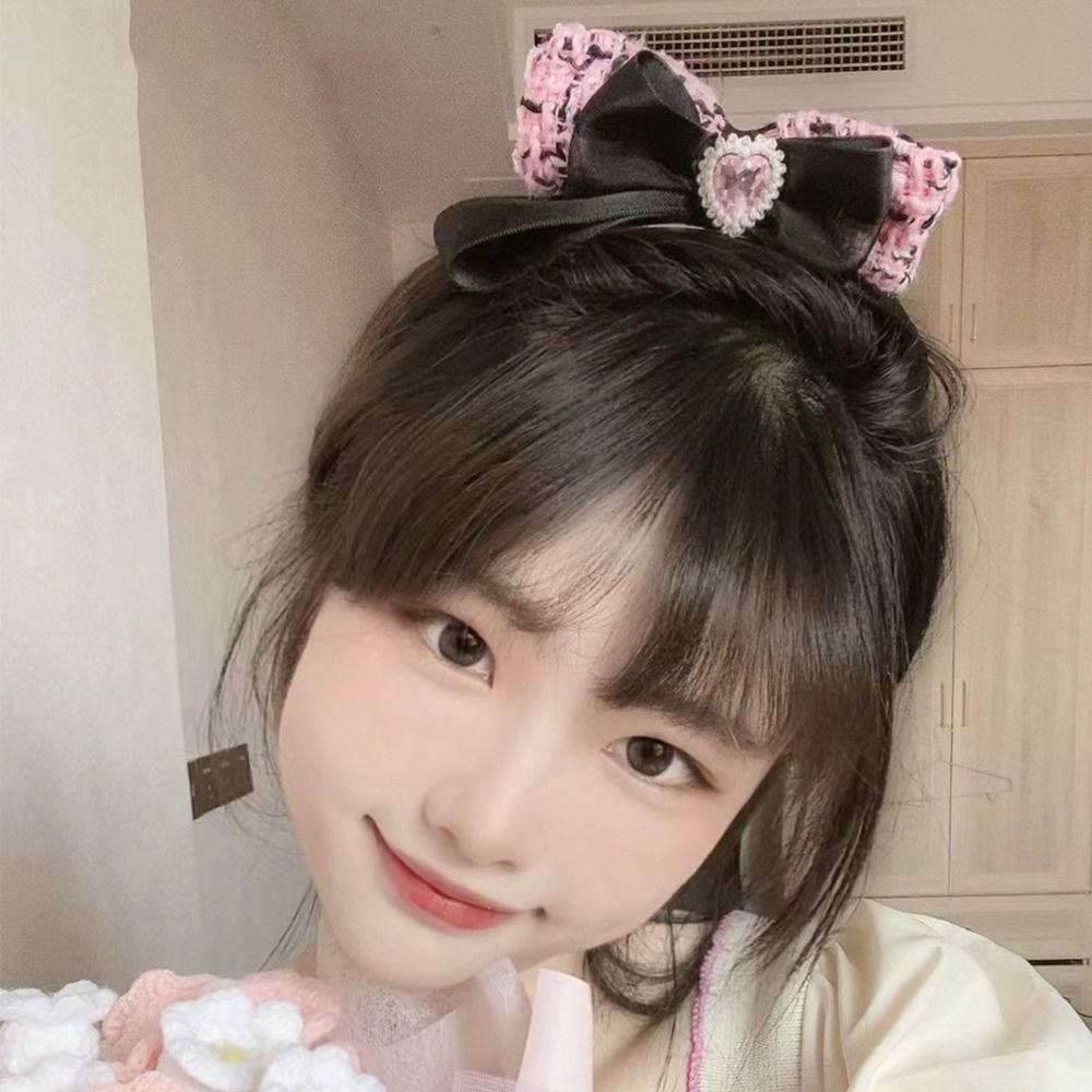 Вязание корейский стиль шпилька женские аксессуары для волос Y2K бант заколка для волос Лолита аксессуары для волос