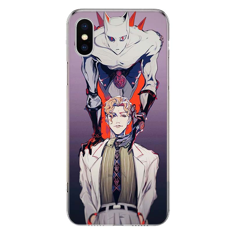 Чехол для телефона с аниме «JoJo Bizarre Adventure» для Apple iPhone 11 12 13 14 Pro 7 XR X XS Max 6 6S 8 Plus + Mini 5 SE, мягкий принт