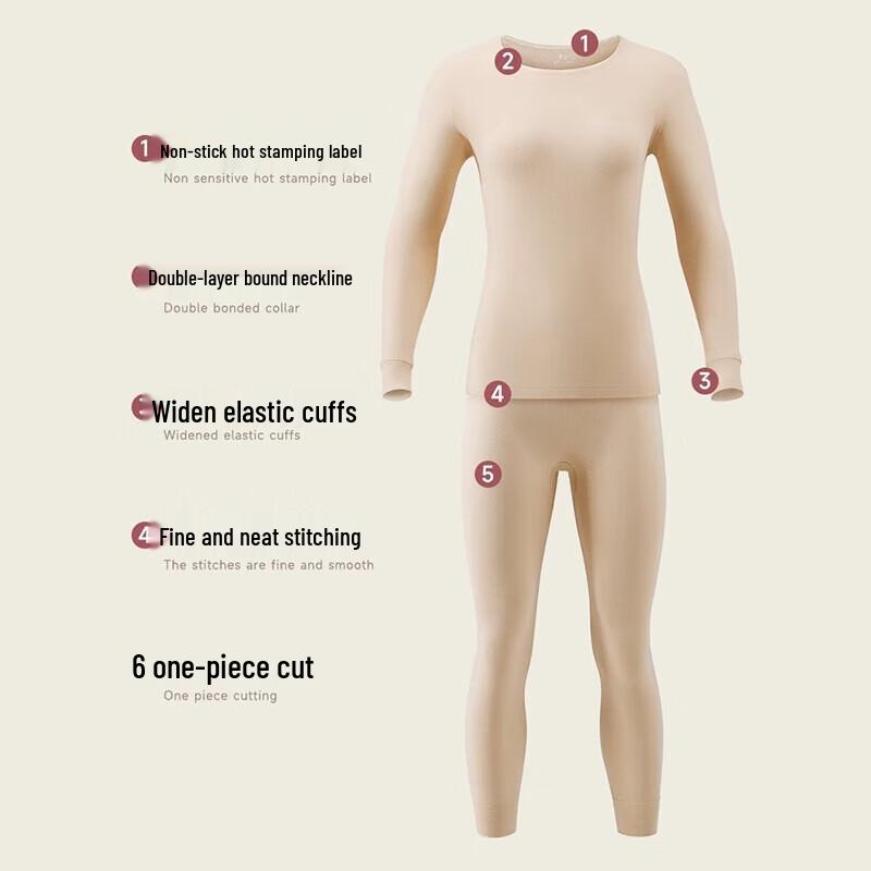 LANGSHA Женский термокомплект из 100% хлопка