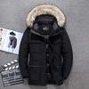 White Duck Down Jacket Men Thick Winter Real Fur Collar Warm Parka Waterproof Windproof Top Quality